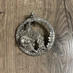 1989 Rawcliffe Pewter Rabbit/Bunny Lid Great Vintage Condition